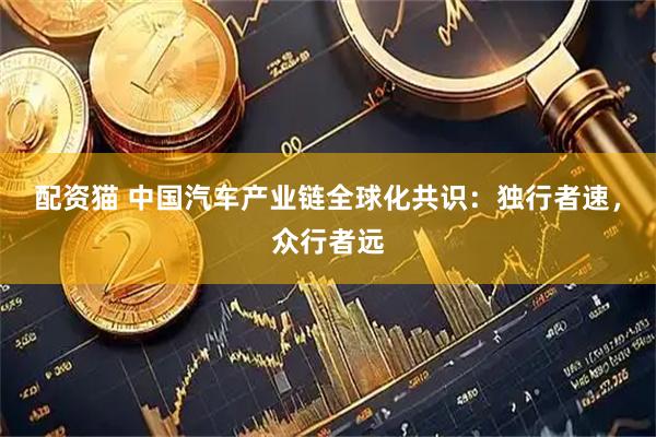 配资猫 中国汽车产业链全球化共识：独行者速，众行者远