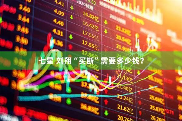 七星 刘翔“买断”需要多少钱？